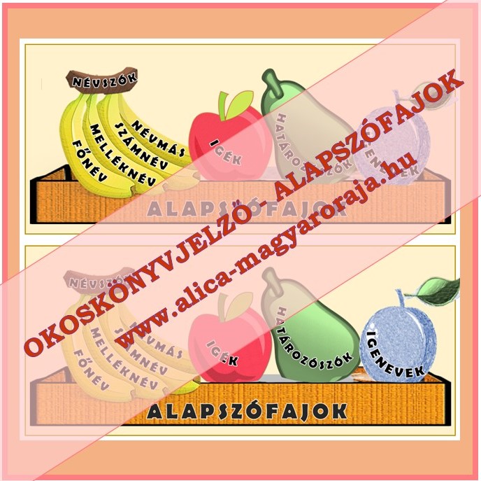 Alapszófajok - okoskönyvjelző