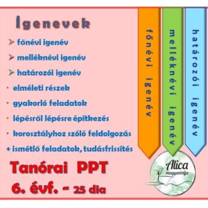 Igenevek - tanórai PPT