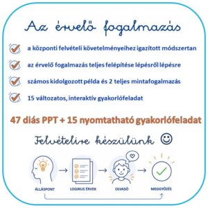 Az érvelő fogalmazás