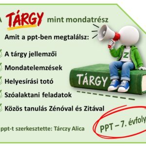 A TÁRGY mint mondatrész